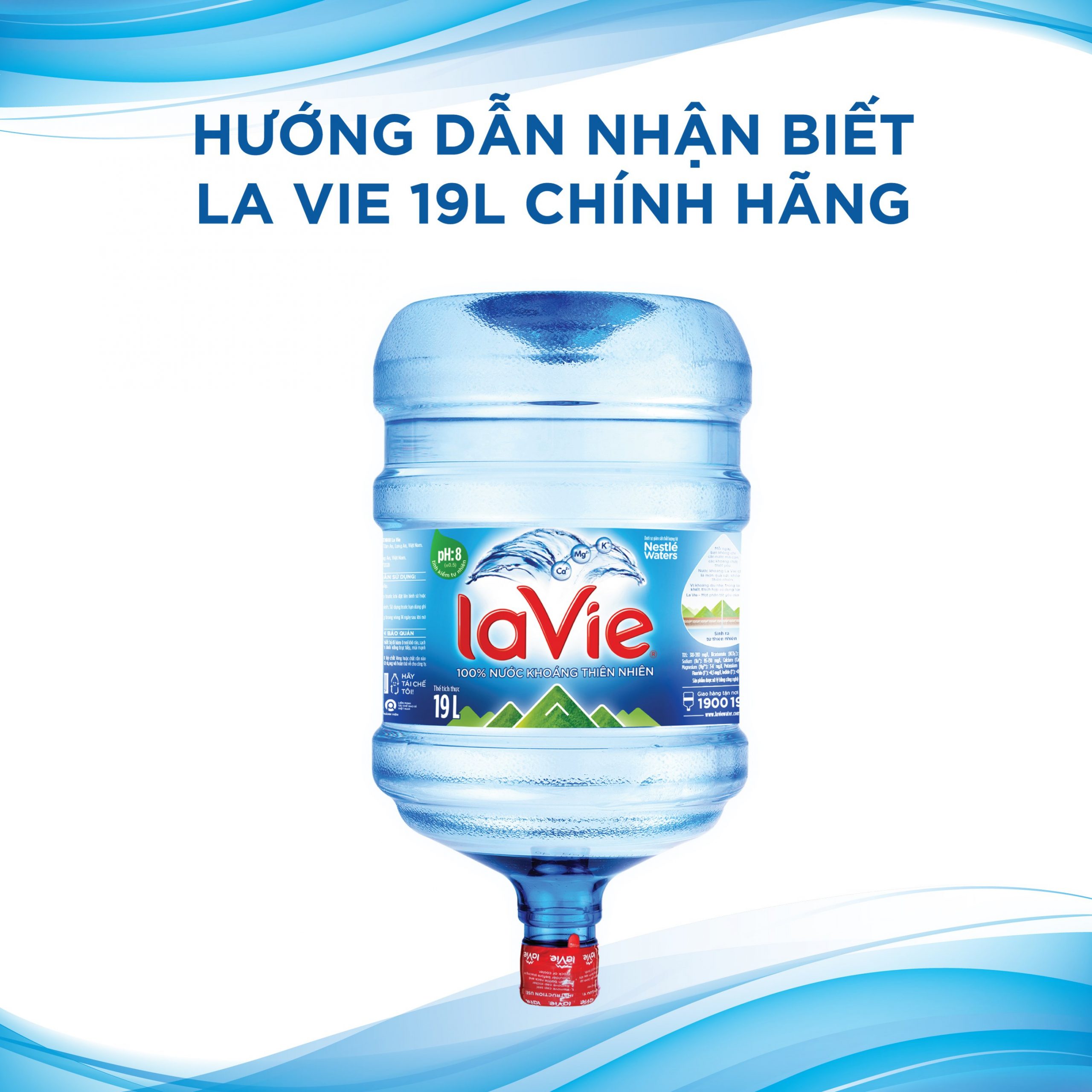 Hướng dẫn nhận biết Lavie 19l chính hãng